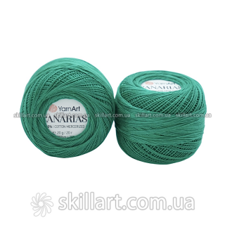 Пряжа Canarias 20гр (изумруд) 6334